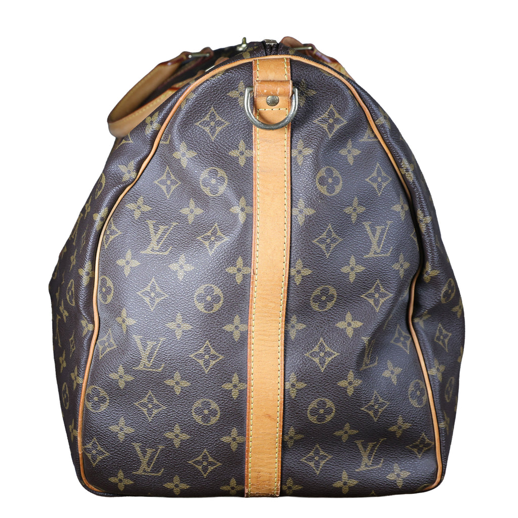 Preowned LOUIS VUITTON Vintage Keepall Bandouliere 60 Monogram Brown | Luxe Again Maison
