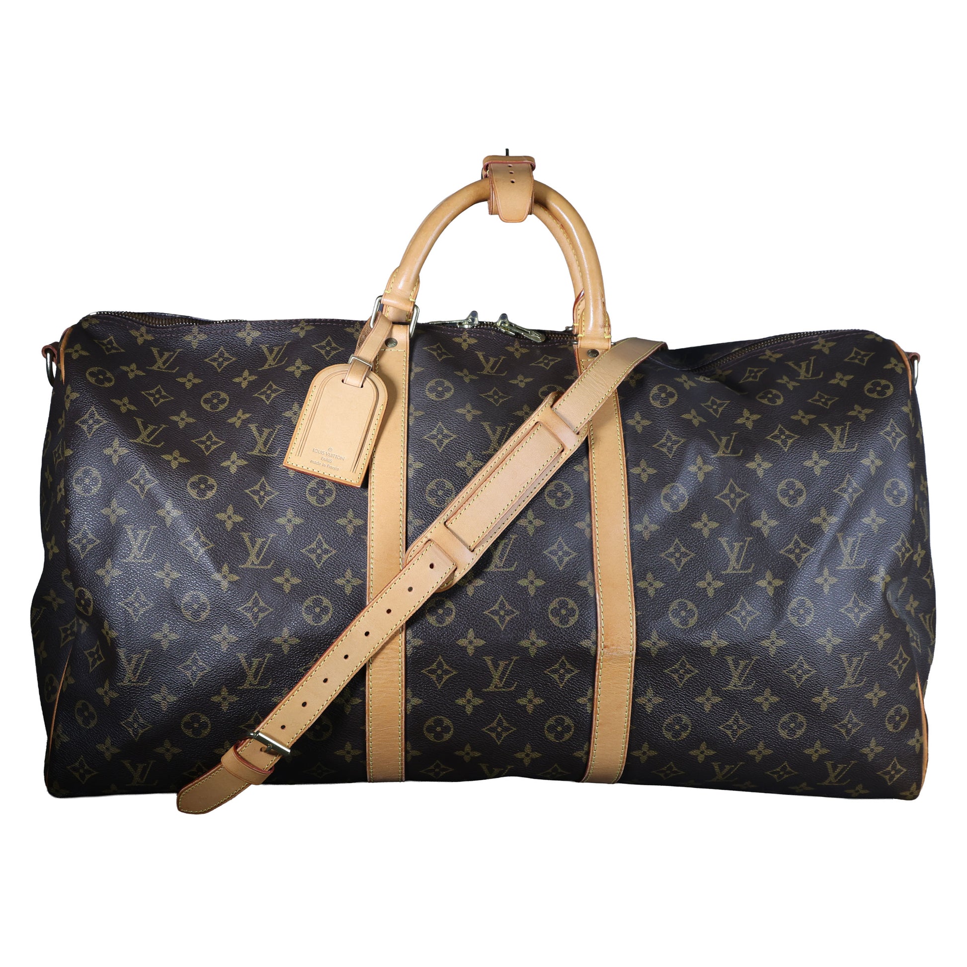 Preowned LOUIS VUITTON Vintage Keepall Bandouliere 60 Monogram Brown | Luxe Again Maison