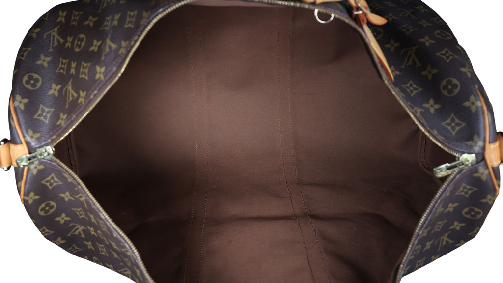 Preowned LOUIS VUITTON Vintage Keepall Bandouliere 60 Monogram Brown | Luxe Again Maison