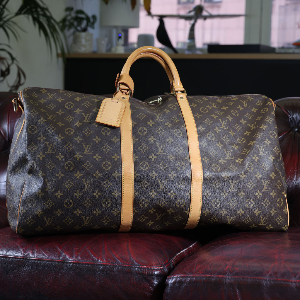 Preowned LOUIS VUITTON Vintage Keepall Bandouliere 60 Monogram Brown | Luxe Again Maison