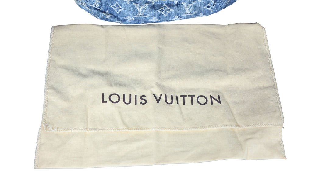 Preowned LOUIS VUITTON Mini Pleaty Monogram Denim Blue Shoulder Bag | Luxe Again Maison