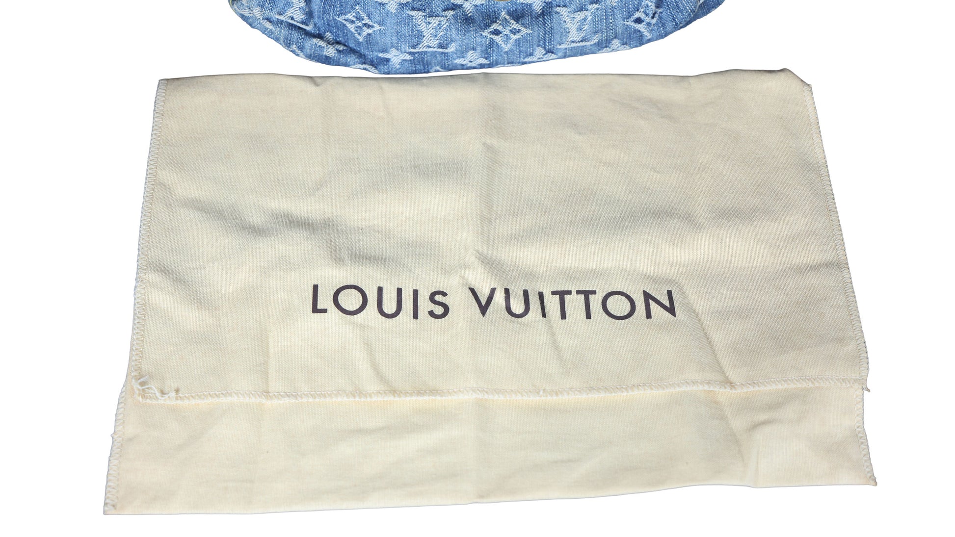 Preowned LOUIS VUITTON Mini Pleaty Monogram Denim Blue Shoulder Bag | Luxe Again Maison
