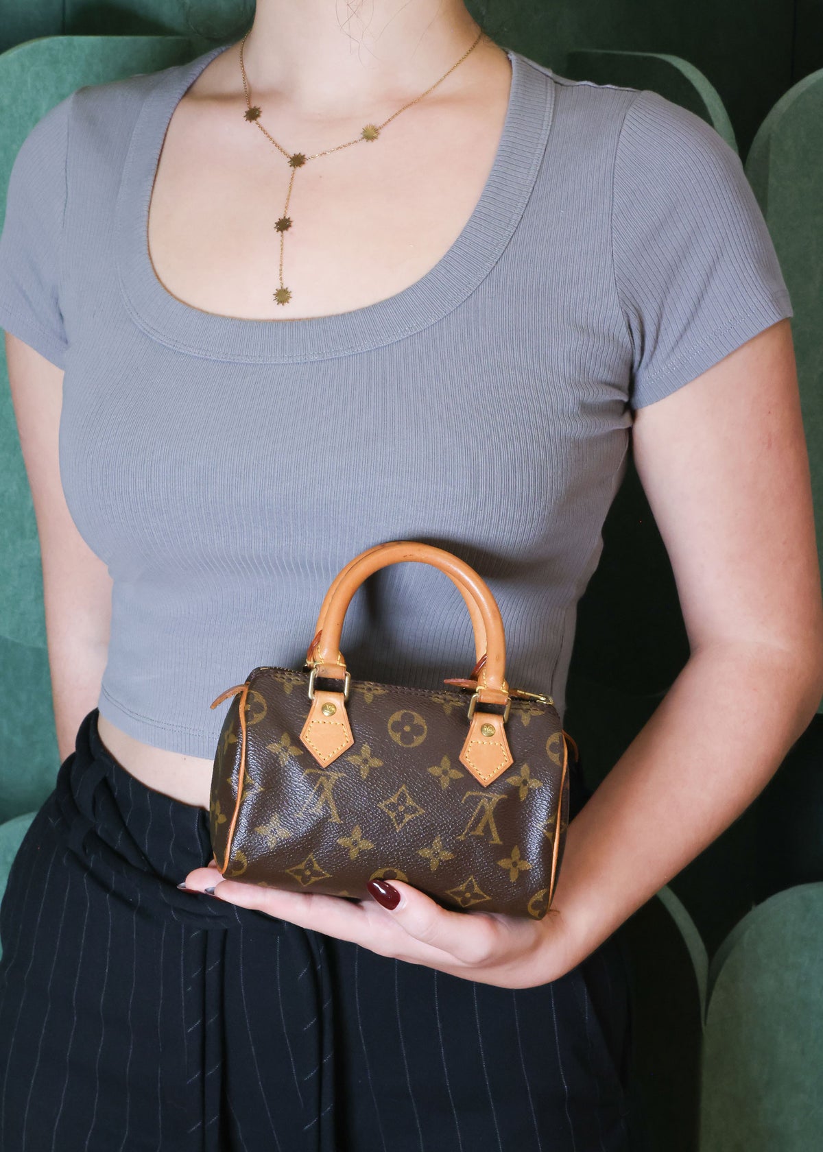 Preowned LOUIS VUITTON Vintage Mini Speedy Monogram Brown THXX31 | Luxe Again Maison