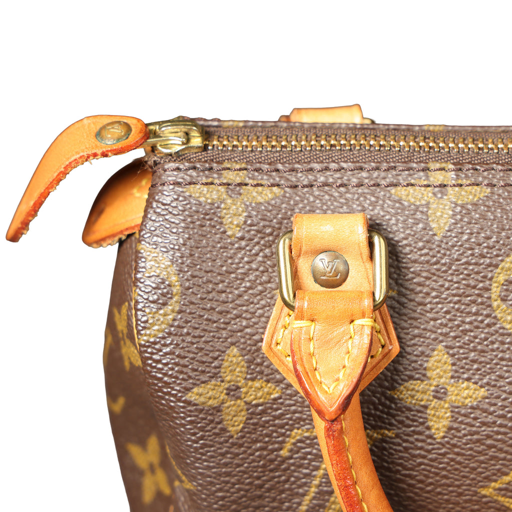 Preowned LOUIS VUITTON Vintage Mini HL Speedy Monogram Brown 1992 THXX72 | Luxe Again Maison