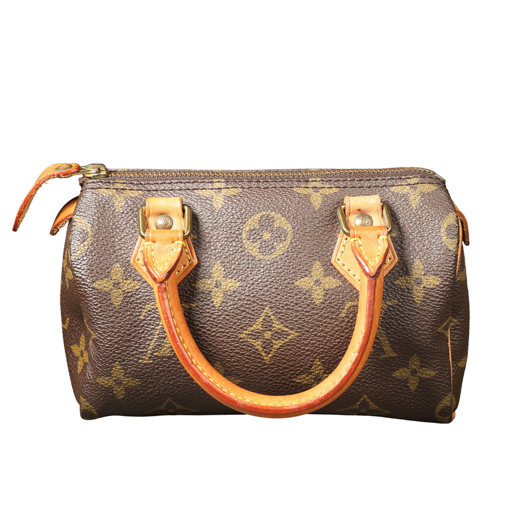 Preowned LOUIS VUITTON Vintage Mini HL Speedy Monogram Brown 1992 THXX72 | Luxe Again Maison