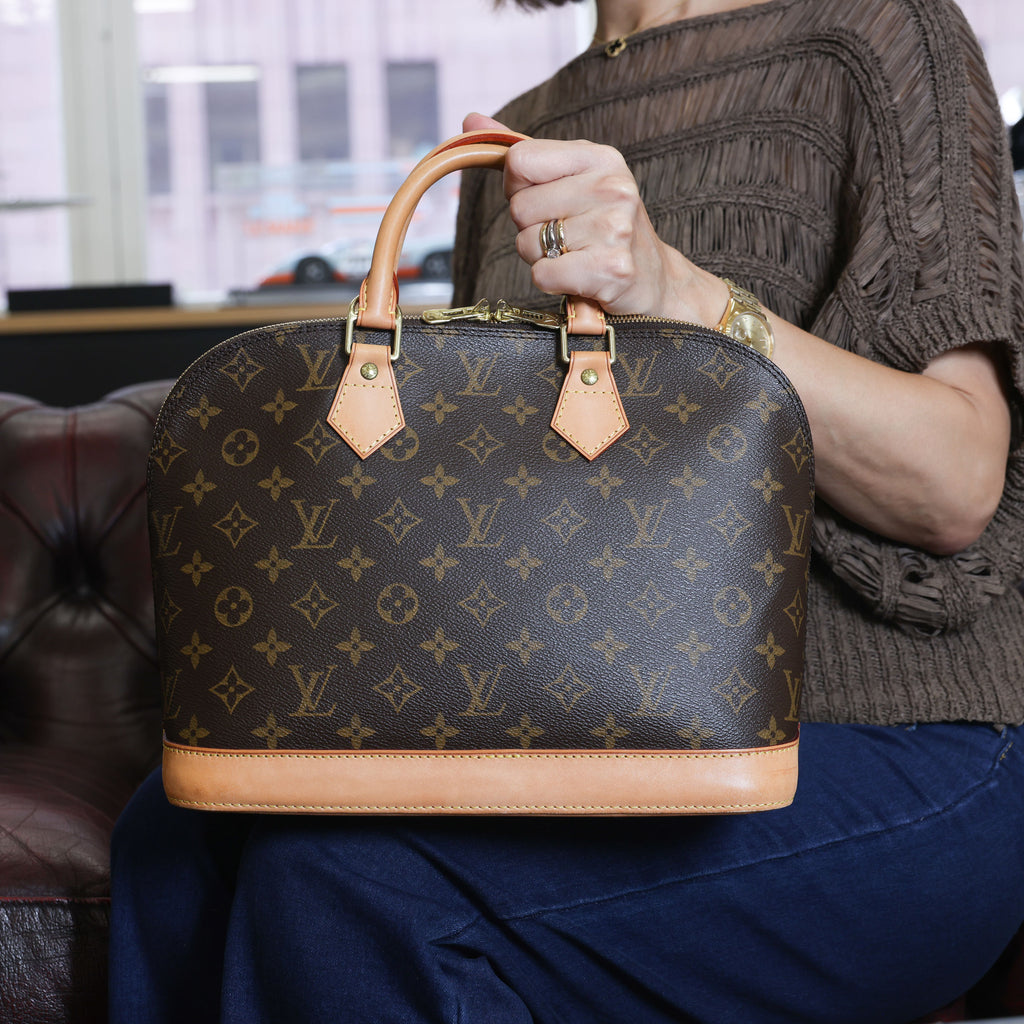 Preowned LOUIS VUITTON Alma PM Monogram Brown | Luxe Again Maison