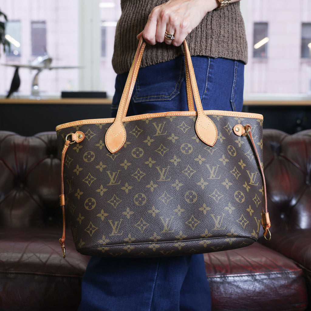 Preowned LOUIS VUITTON Monogram Neverfull PM Brown | Luxe Again Maison
