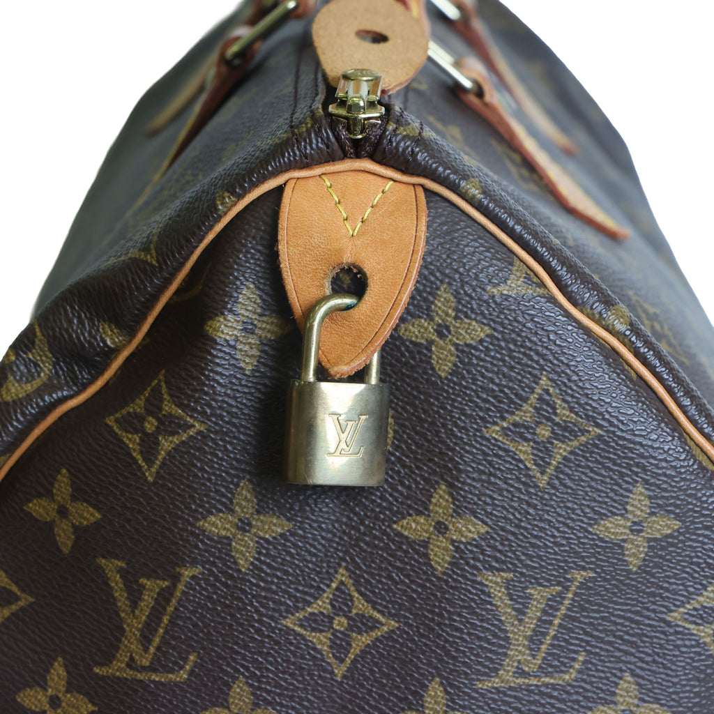 Preowned LOUIS VUITTON Speedy 35 Monogram Brown | Luxe Again Maison
