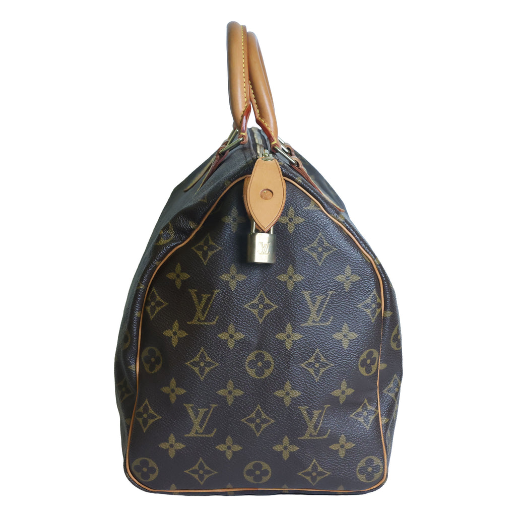 Preowned LOUIS VUITTON Speedy 35 Monogram Brown | Luxe Again Maison
