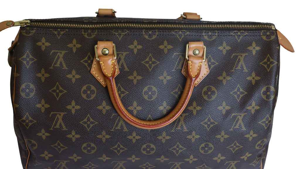 Preowned LOUIS VUITTON Speedy 35 Monogram Brown | Luxe Again Maison