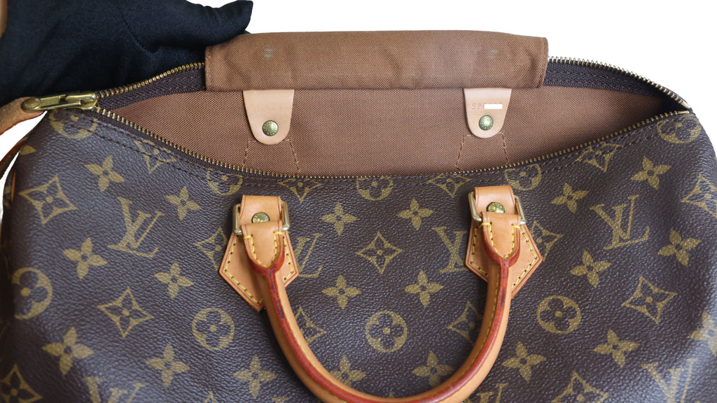 Preowned LOUIS VUITTON Speedy 35 Monogram Brown | Luxe Again Maison