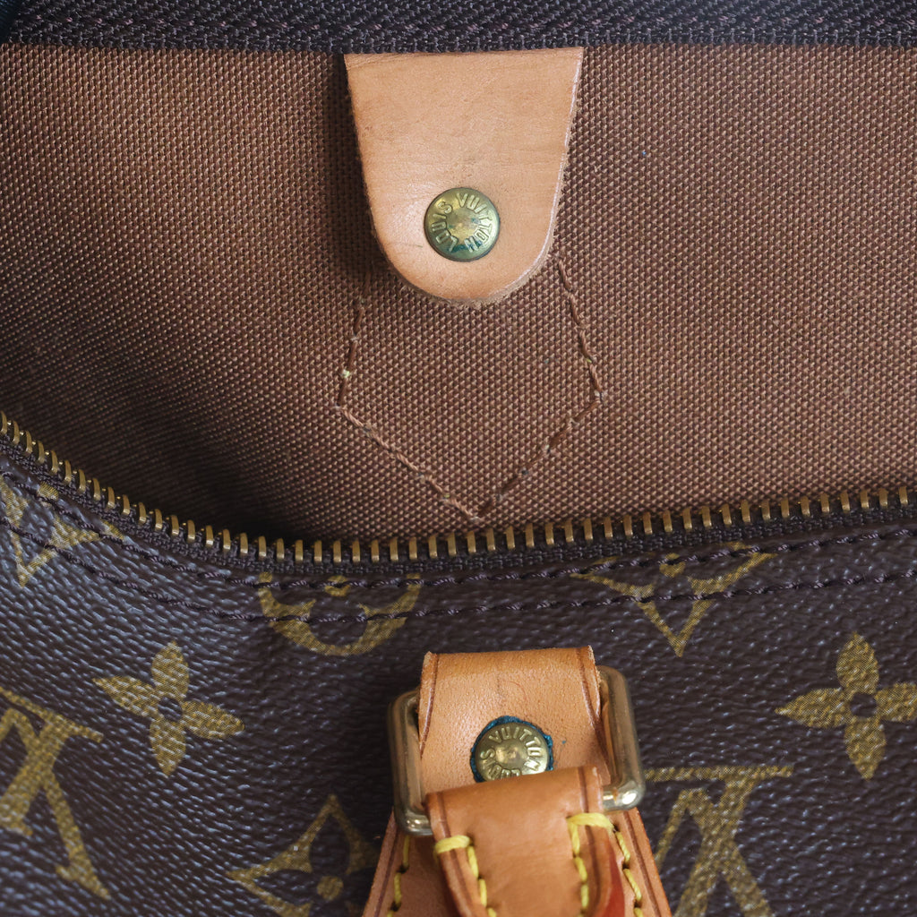 Preowned LOUIS VUITTON Speedy 35 Monogram Brown | Luxe Again Maison
