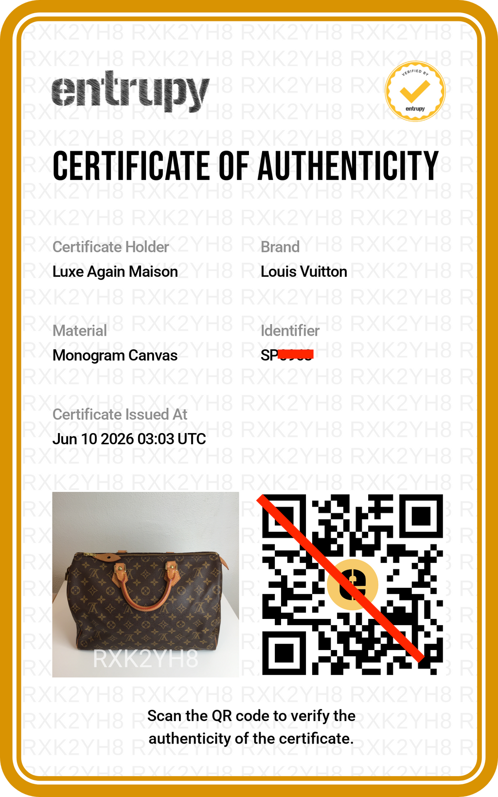 Preowned LOUIS VUITTON Speedy 35 Monogram Brown | Luxe Again Maison