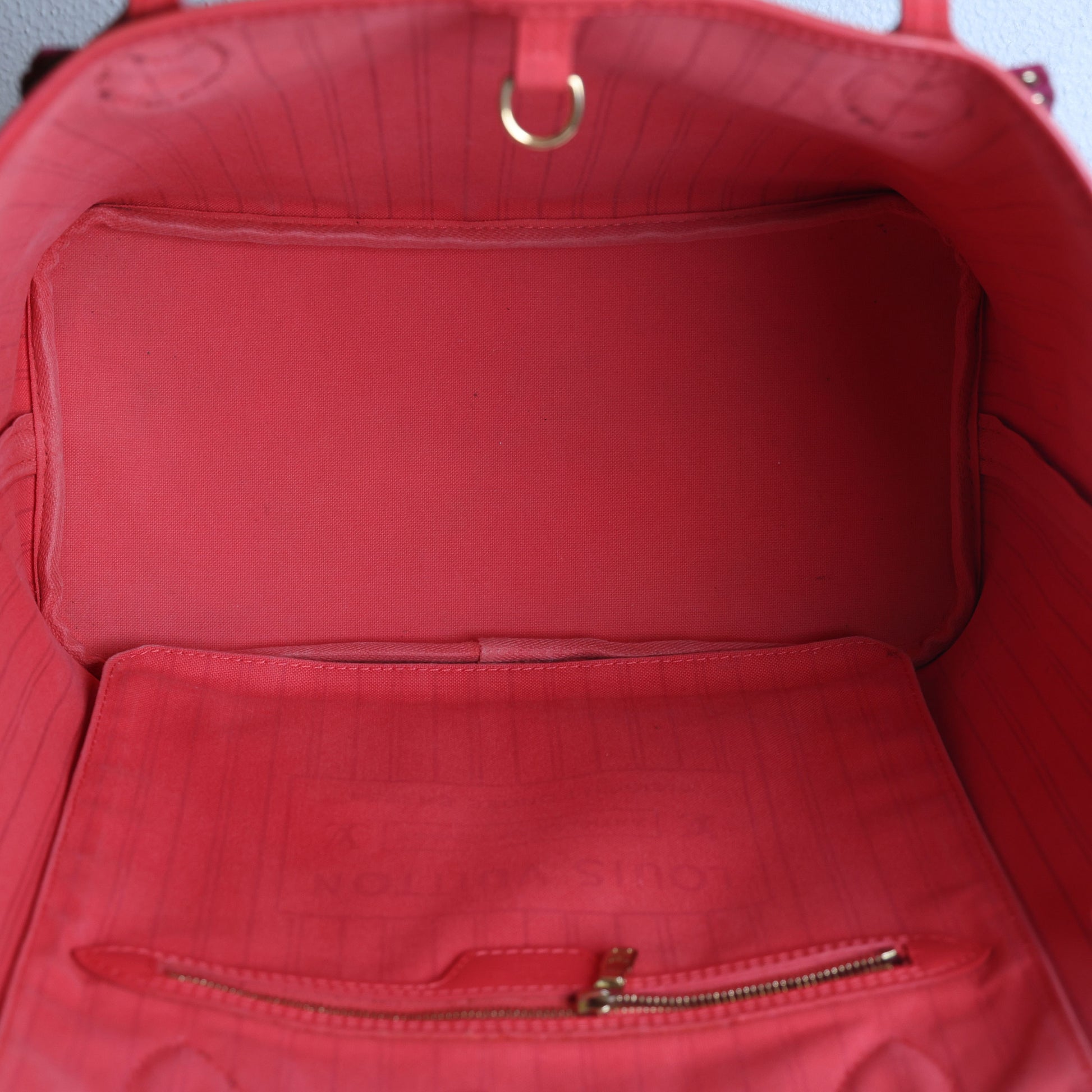 Preowned LOUIS VUITTON Monogram Totem Neverfull MM Brown & Flamingo Trim - Limited Edition | Luxe Again Maison