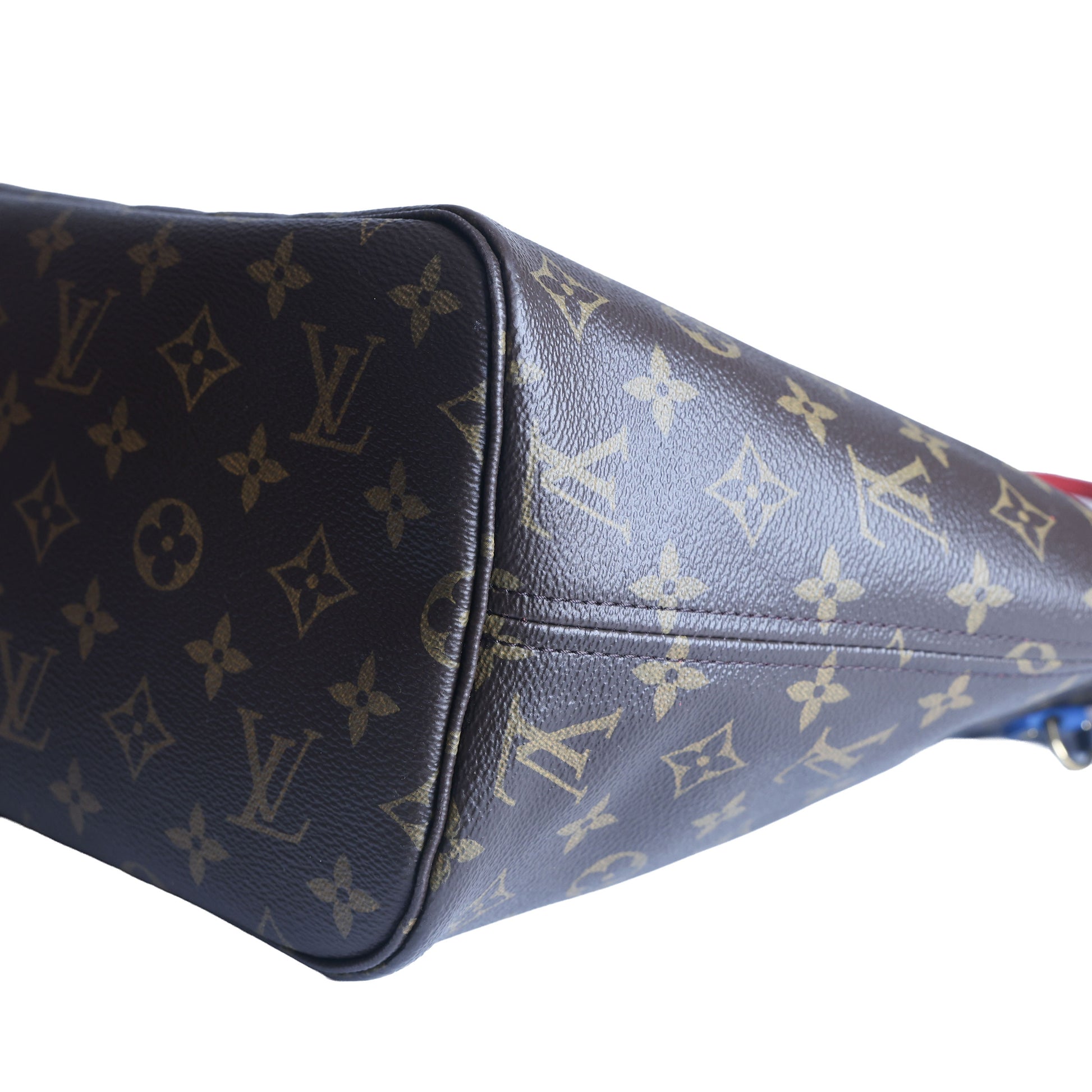 Preowned LOUIS VUITTON Monogram Totem Neverfull MM Brown & Flamingo Trim - Limited Edition | Luxe Again Maison