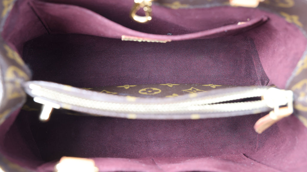 Preowned LOUIS VUITTON Montaigne BB Monogram Canvas x Leather Bag | Luxe Again Maison