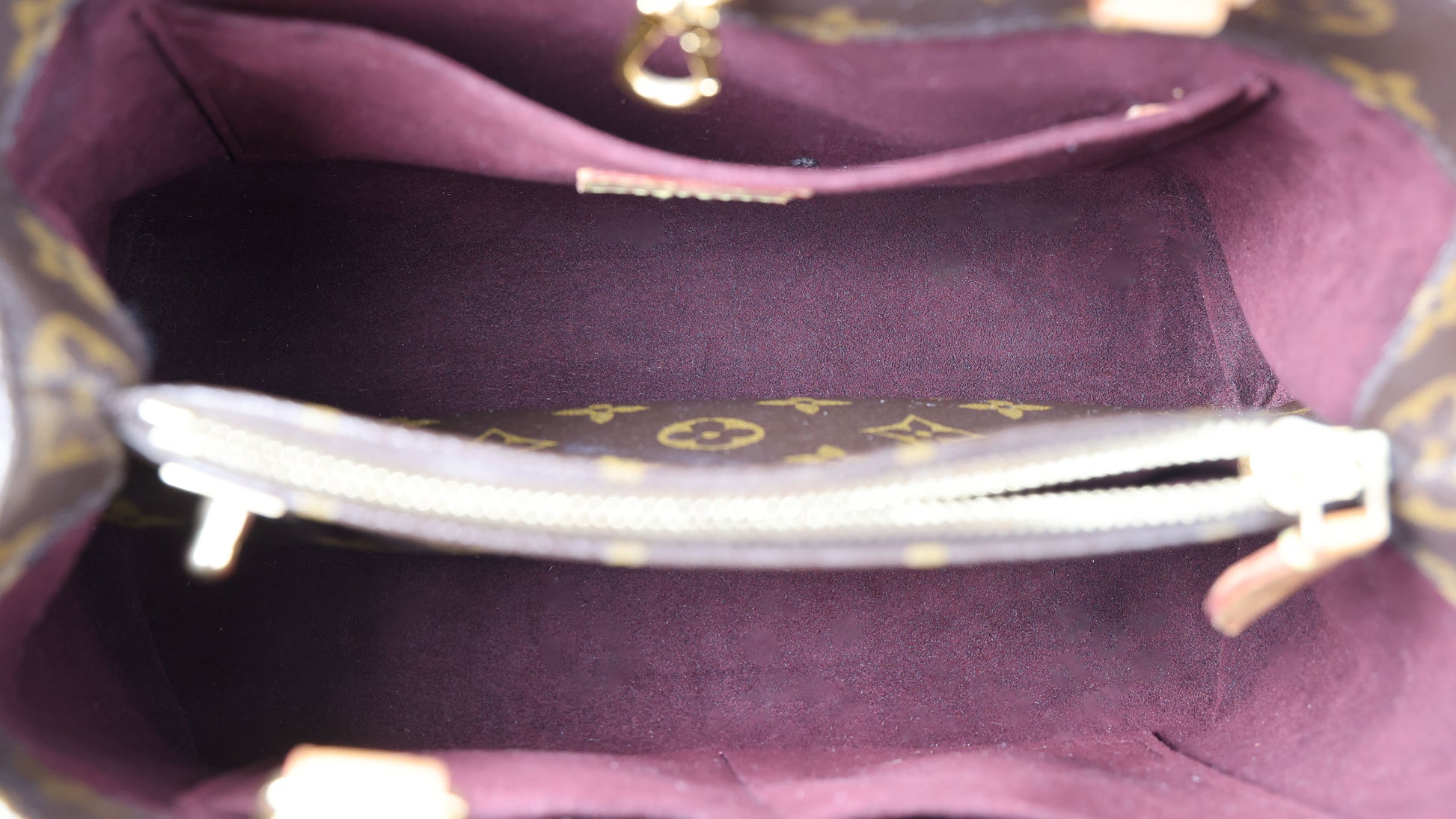 Preowned LOUIS VUITTON Montaigne BB Monogram Canvas x Leather Bag | Luxe Again Maison