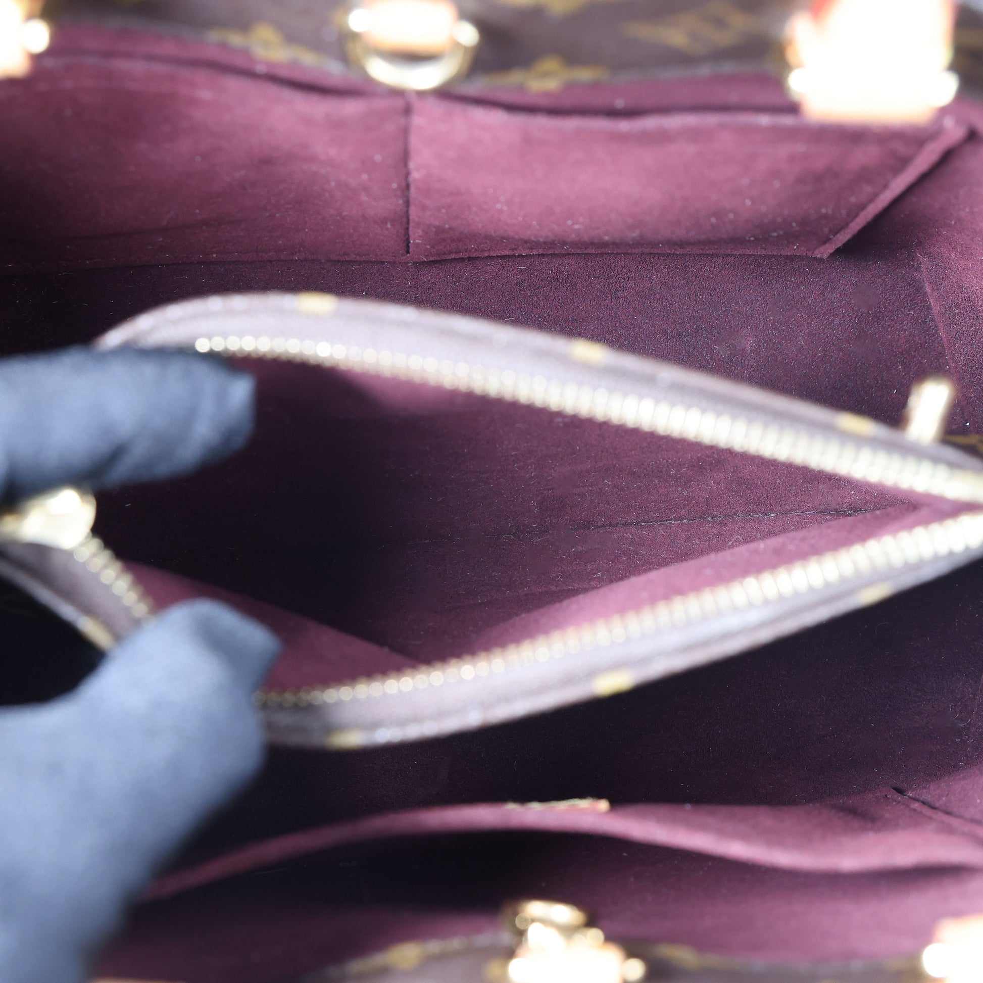 Preowned LOUIS VUITTON Montaigne BB Monogram Canvas x Leather Bag | Luxe Again Maison