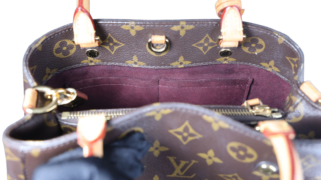 Preowned LOUIS VUITTON Montaigne BB Monogram Canvas x Leather Bag | Luxe Again Maison