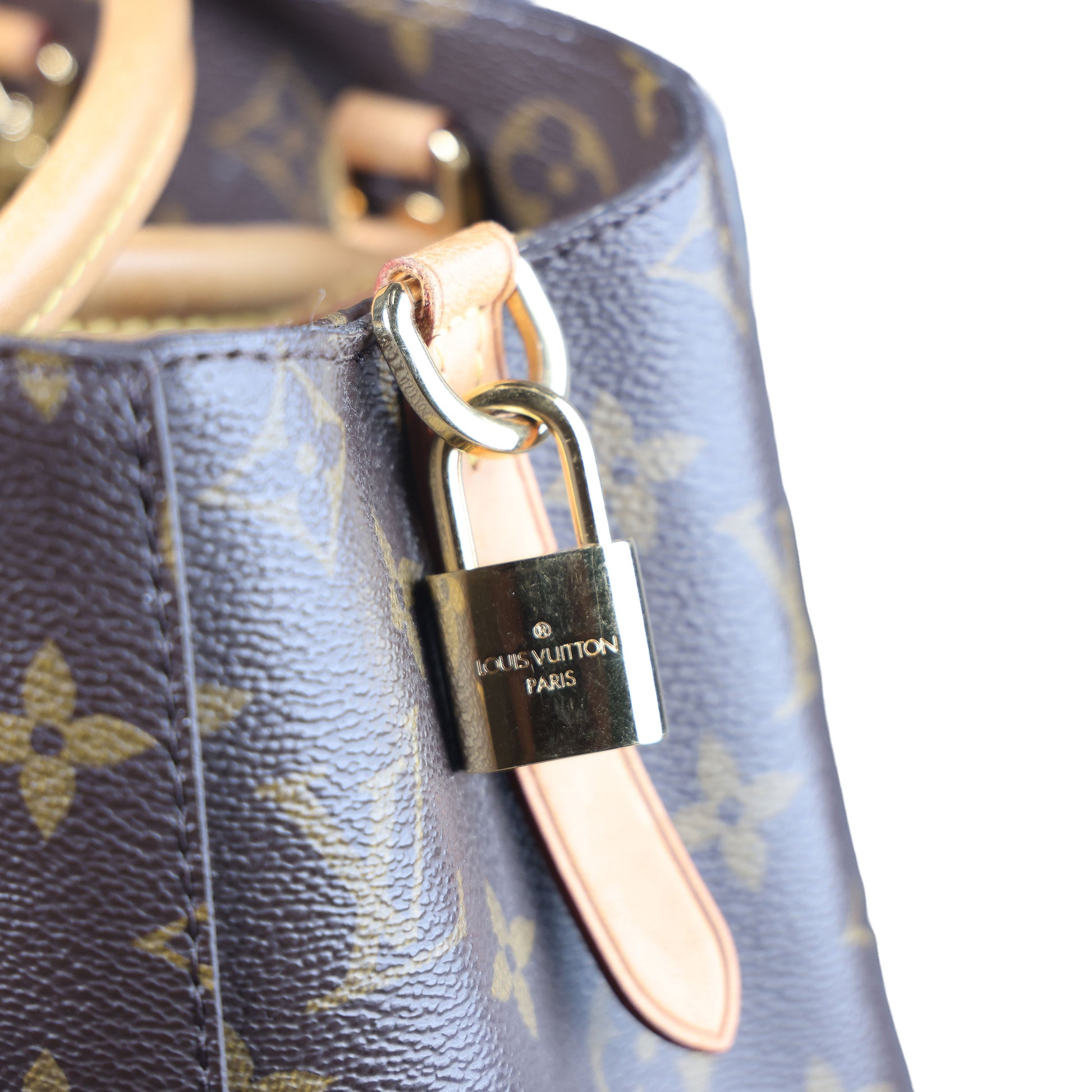 Preowned LOUIS VUITTON Montaigne BB Monogram Canvas x Leather Bag | Luxe Again Maison