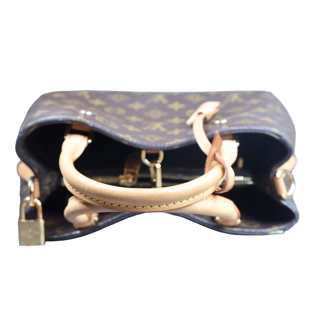 Preowned LOUIS VUITTON Montaigne BB Monogram Canvas x Leather Bag | Luxe Again Maison