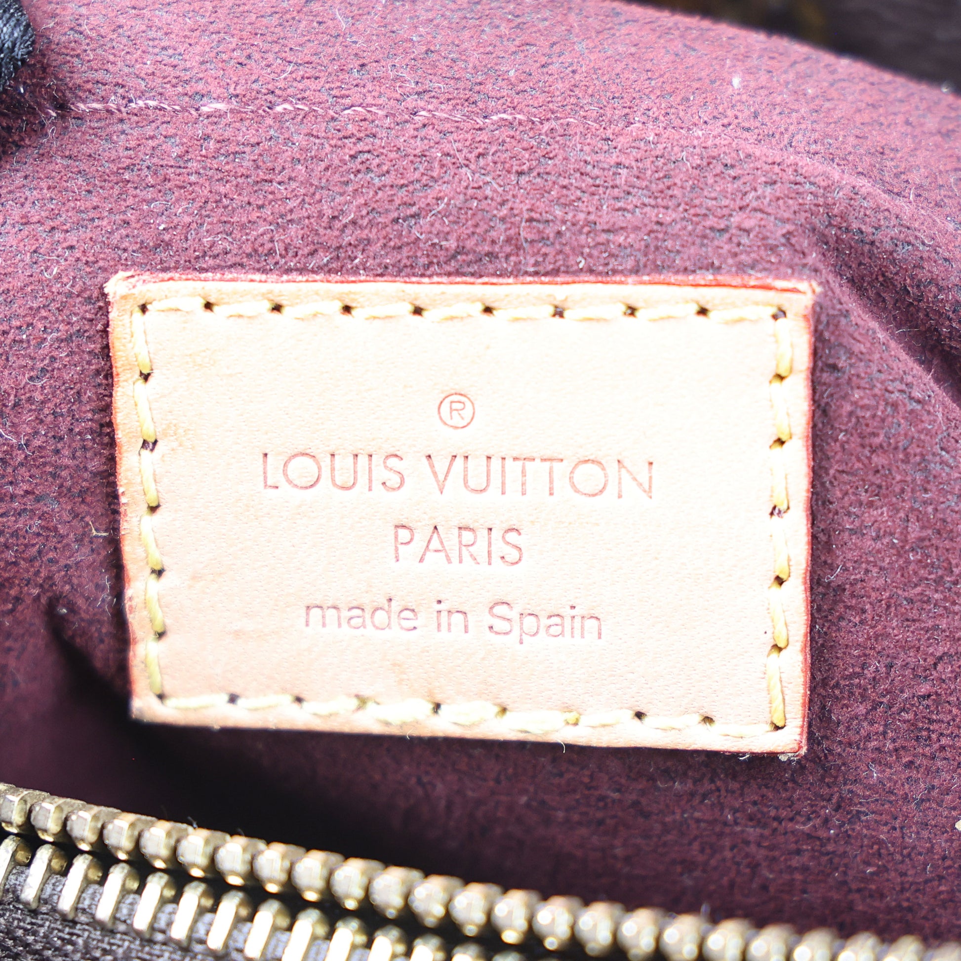 Preowned LOUIS VUITTON Montaigne BB Monogram Canvas x Leather Bag | Luxe Again Maison