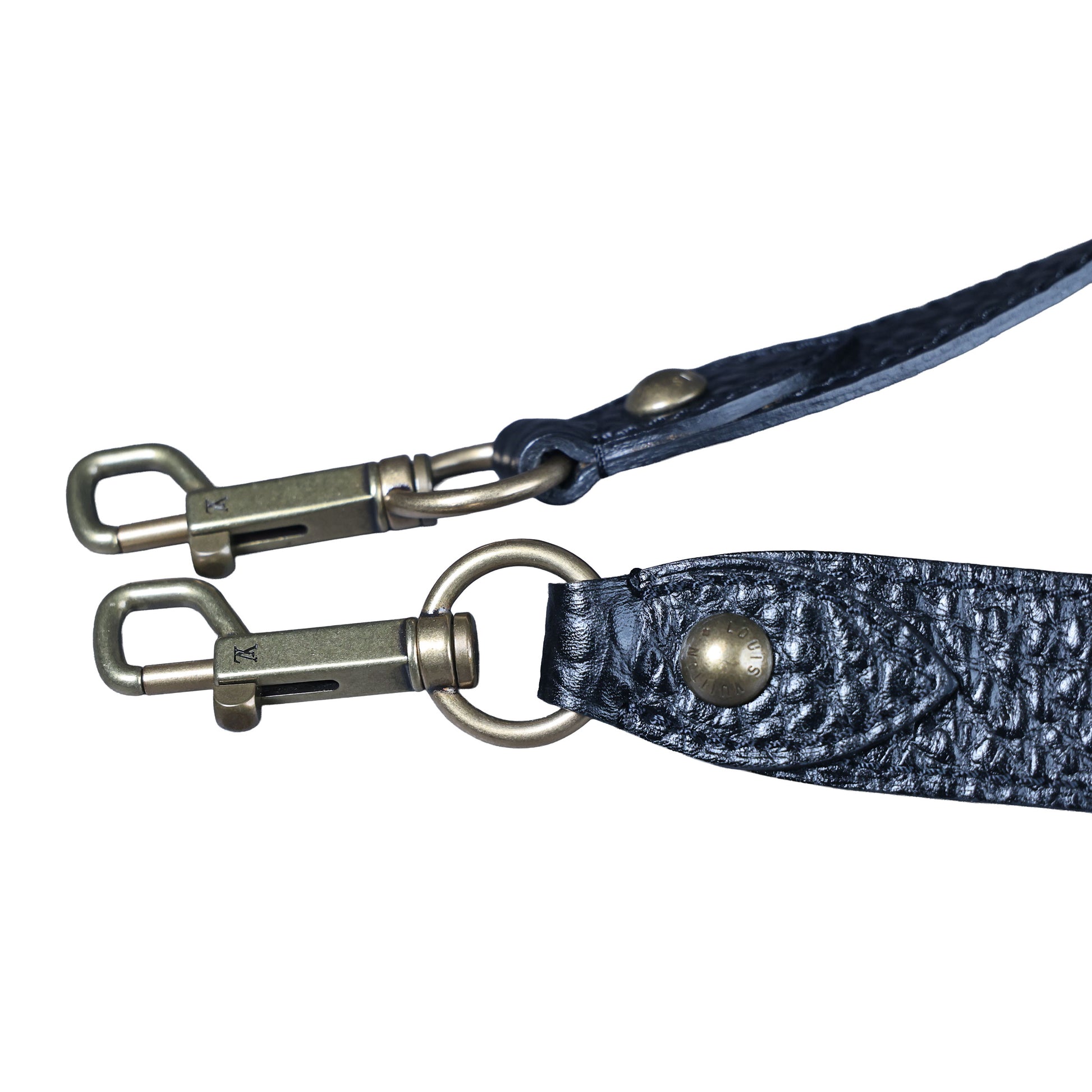 LOUIS VUITTON Neo Cabby MM Noir Monogram Denim Leather Top Handle Bag | Luxe Again Maison