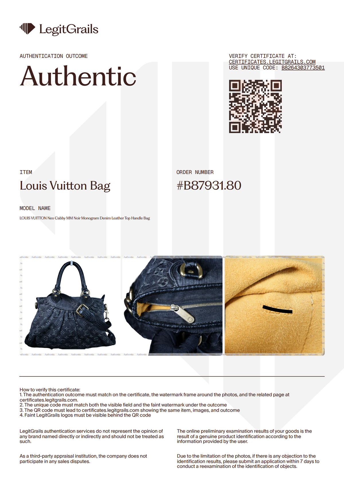 LOUIS VUITTON Neo Cabby MM Noir Monogram Denim Leather Top Handle Bag | Luxe Again Maison