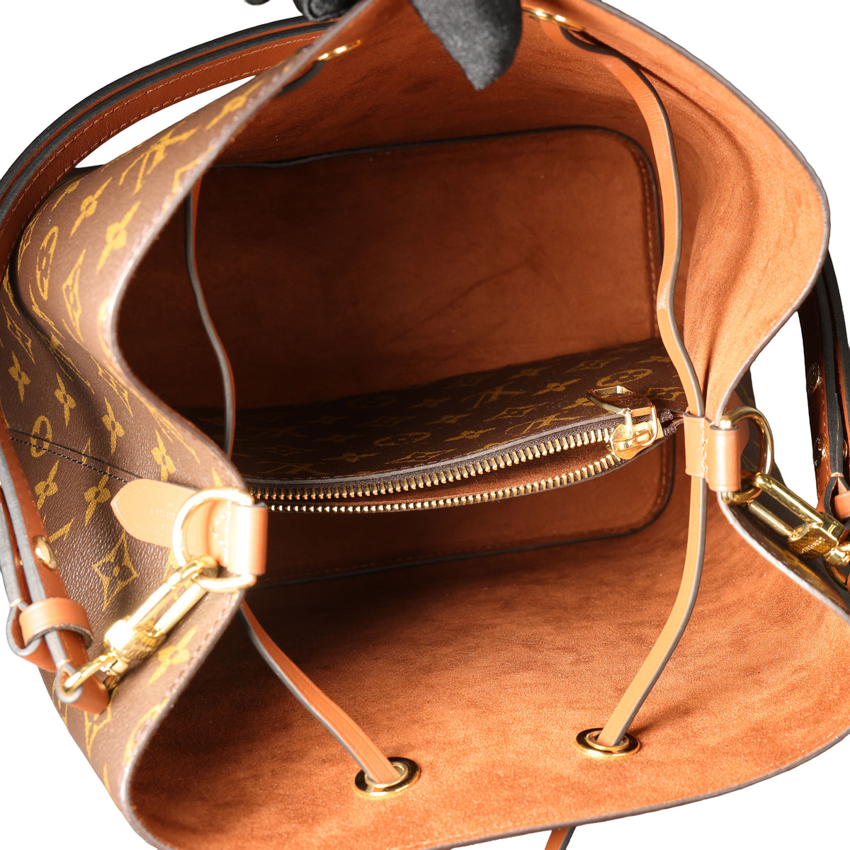 Preowned LOUIS VUITTON NeoNoe MM Monogram Canvas & Leather Brown | Luxe Again Maison