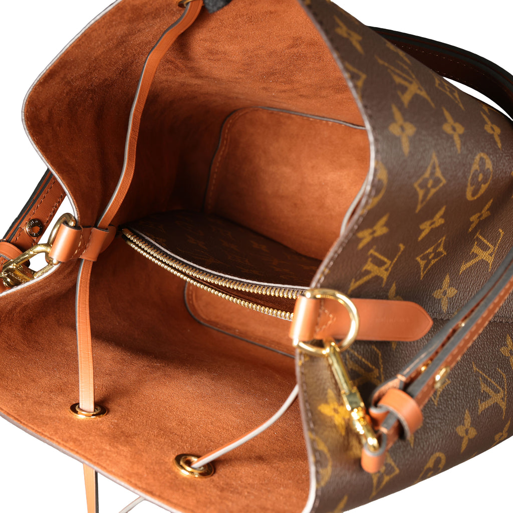 Preowned LOUIS VUITTON NeoNoe MM Monogram Canvas & Leather Brown | Luxe Again Maison