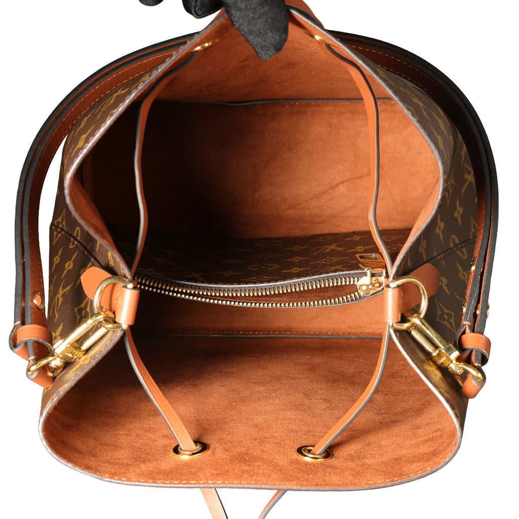 Preowned LOUIS VUITTON NeoNoe MM Monogram Canvas & Leather Brown | Luxe Again Maison