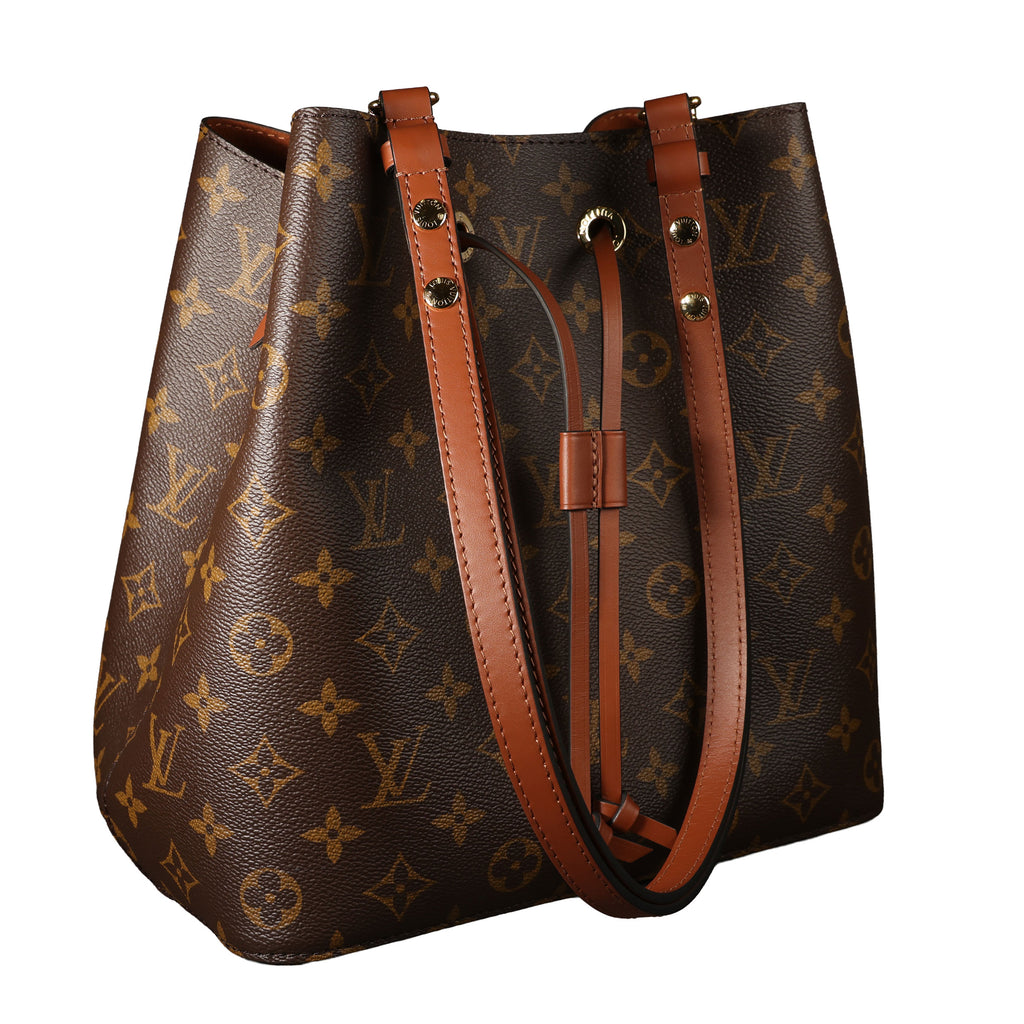 Preowned LOUIS VUITTON NeoNoe MM Monogram Canvas & Leather Brown | Luxe Again Maison