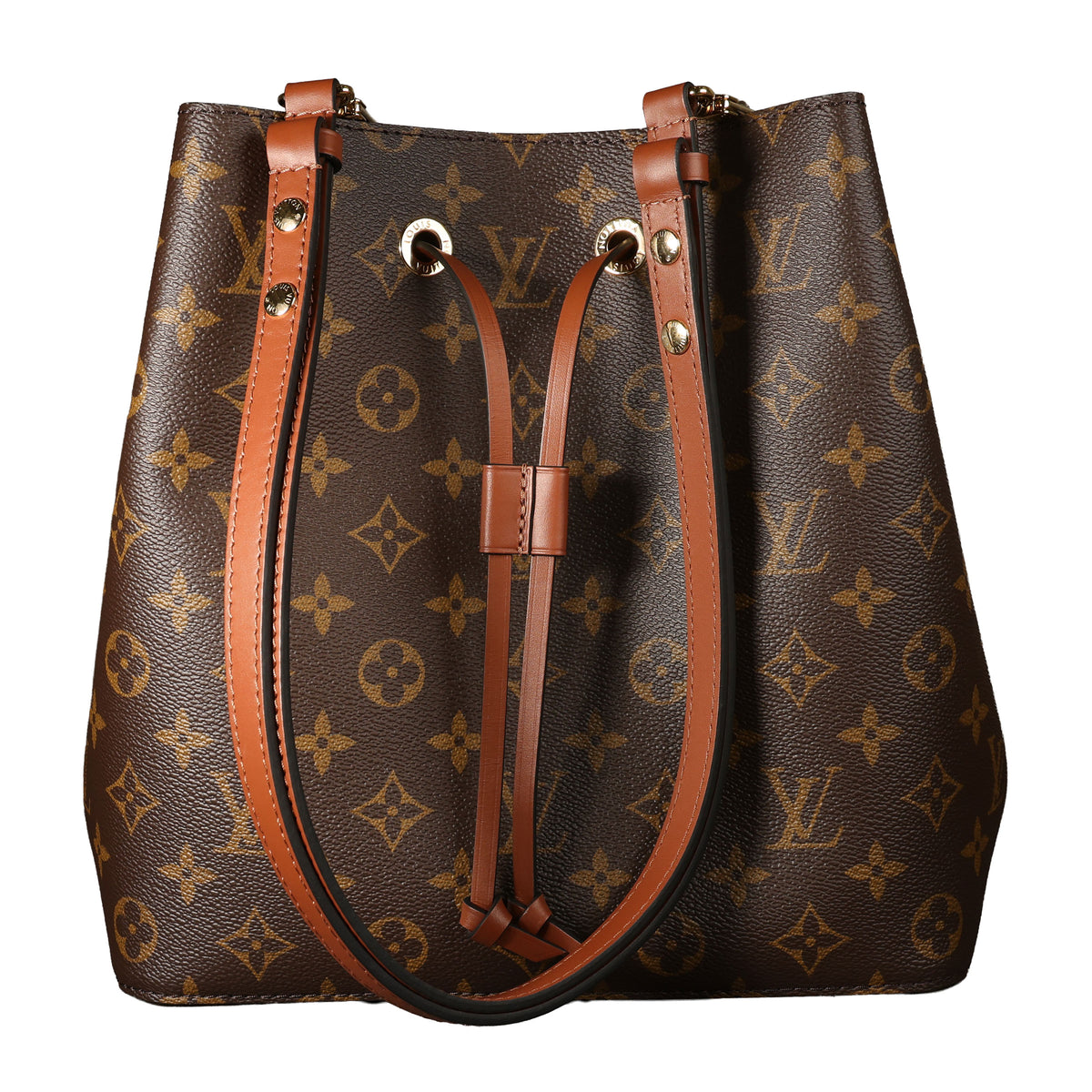 Preowned LOUIS VUITTON NeoNoe MM Monogram Canvas & Leather Brown | Luxe Again Maison