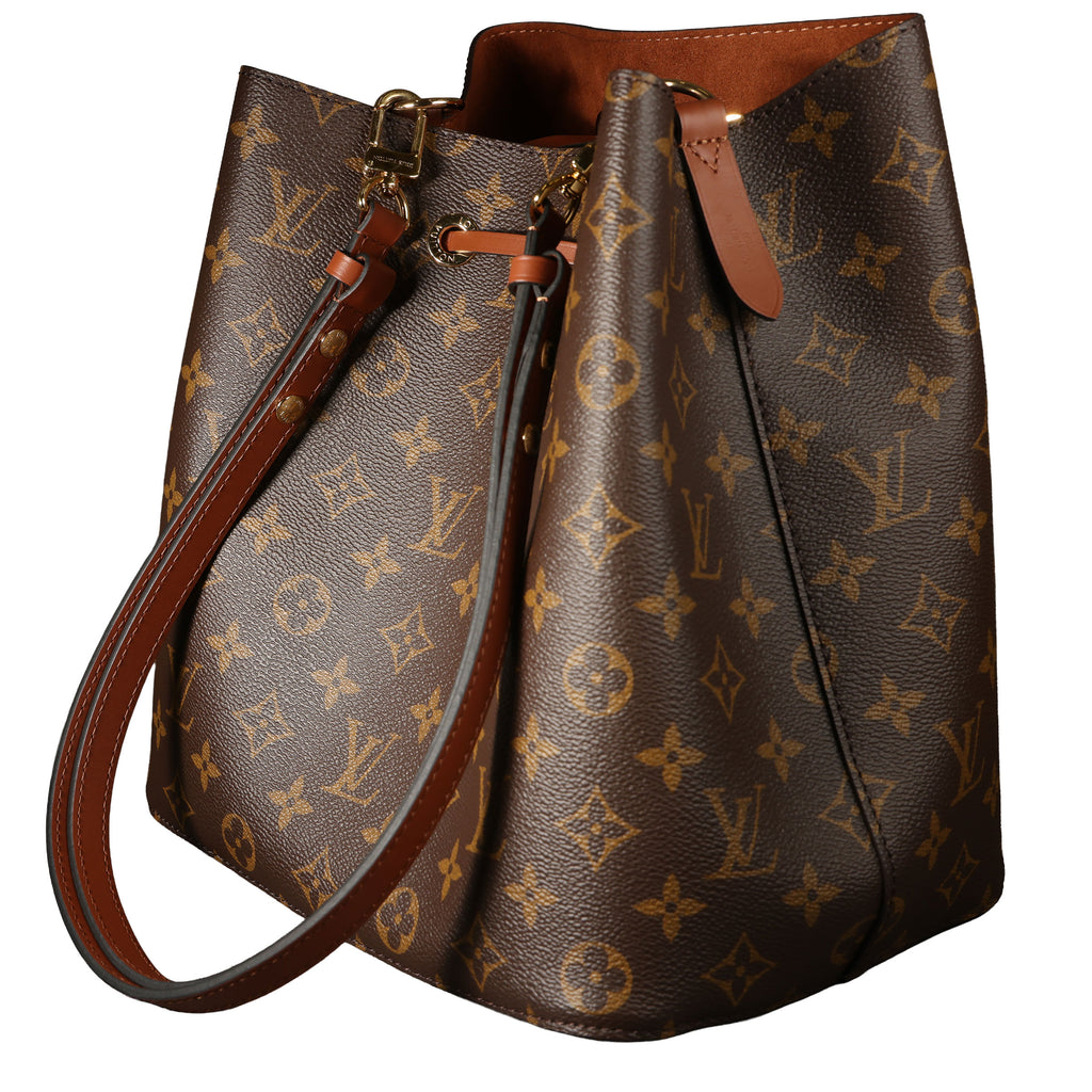 Preowned LOUIS VUITTON NeoNoe MM Monogram Canvas & Leather Brown | Luxe Again Maison