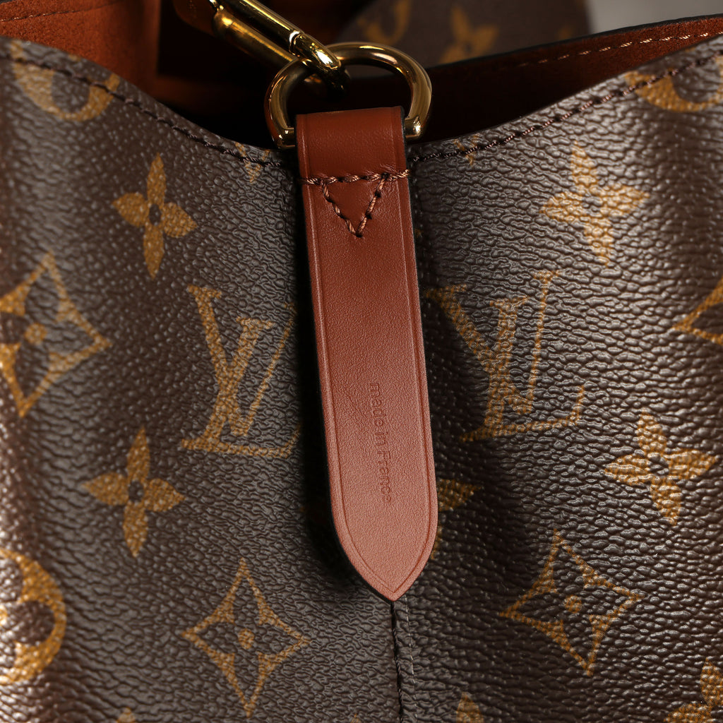 Preowned LOUIS VUITTON NeoNoe MM Monogram Canvas & Leather Brown | Luxe Again Maison