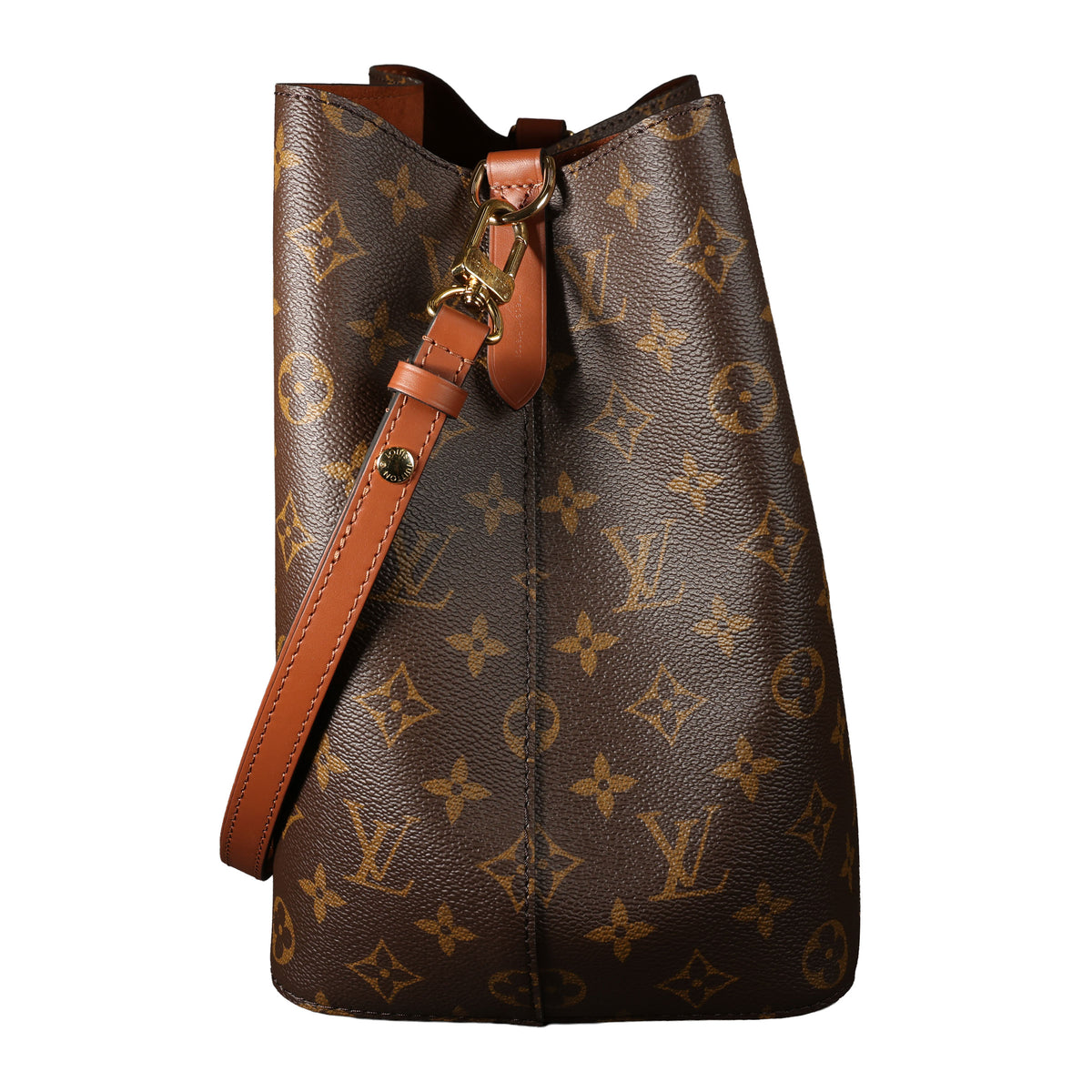 Preowned LOUIS VUITTON NeoNoe MM Monogram Canvas & Leather Brown | Luxe Again Maison