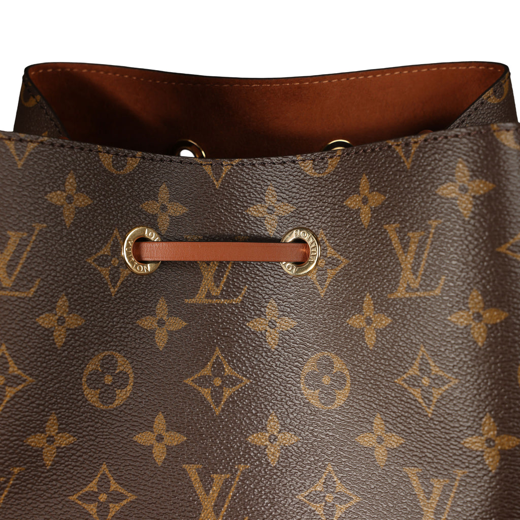 Preowned LOUIS VUITTON NeoNoe MM Monogram Canvas & Leather Brown | Luxe Again Maison