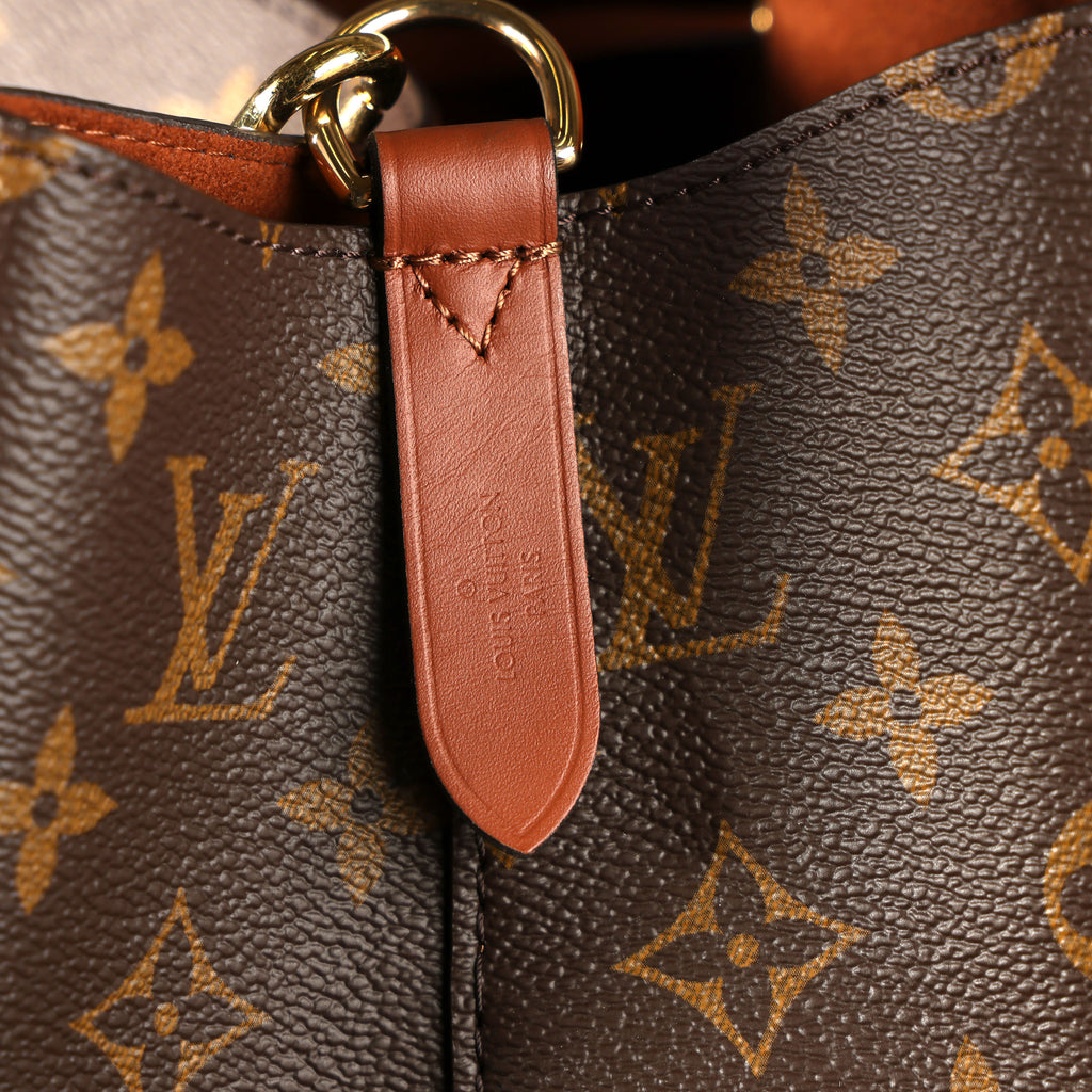 Preowned LOUIS VUITTON NeoNoe MM Monogram Canvas & Leather Brown | Luxe Again Maison