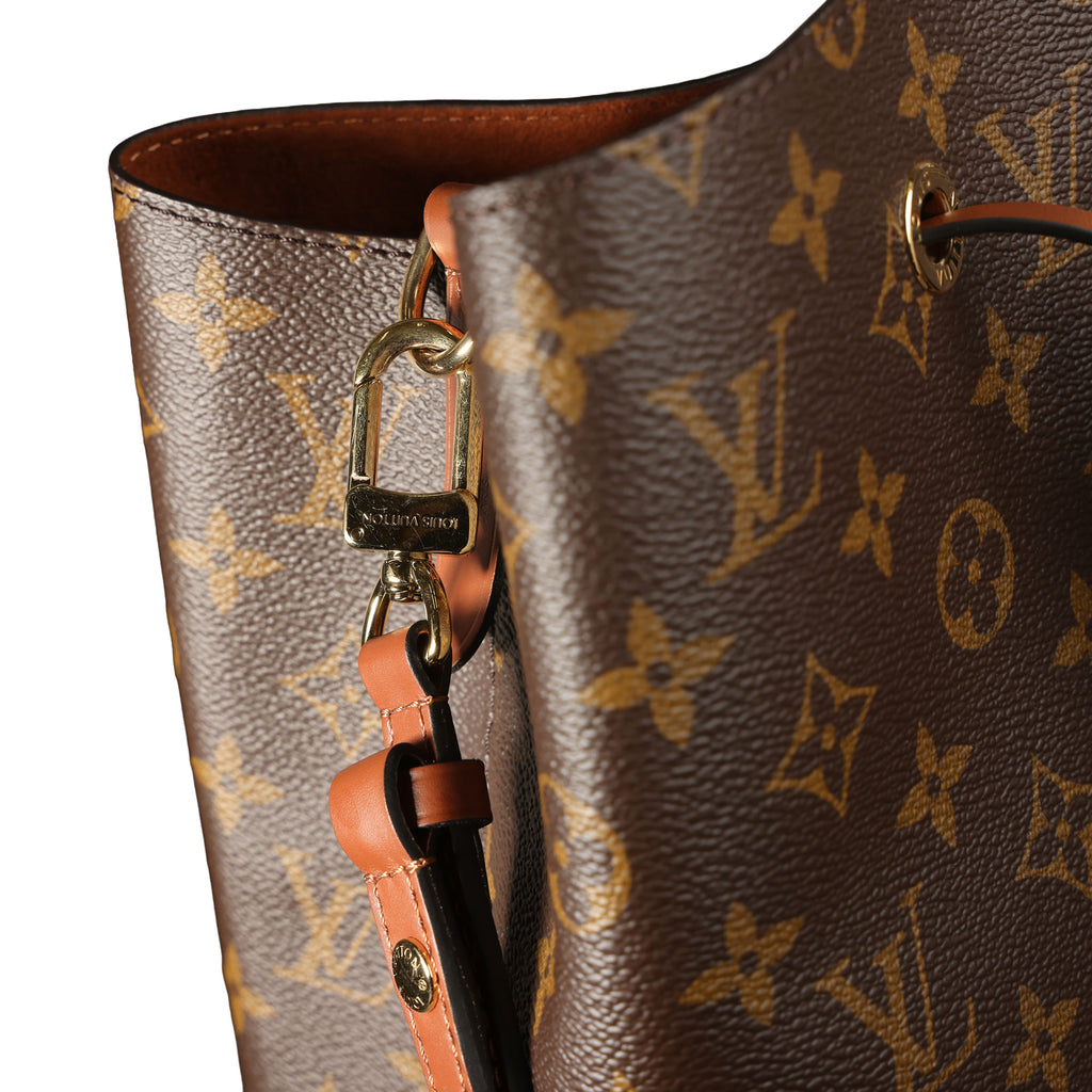 Preowned LOUIS VUITTON NeoNoe MM Monogram Canvas & Leather Brown | Luxe Again Maison