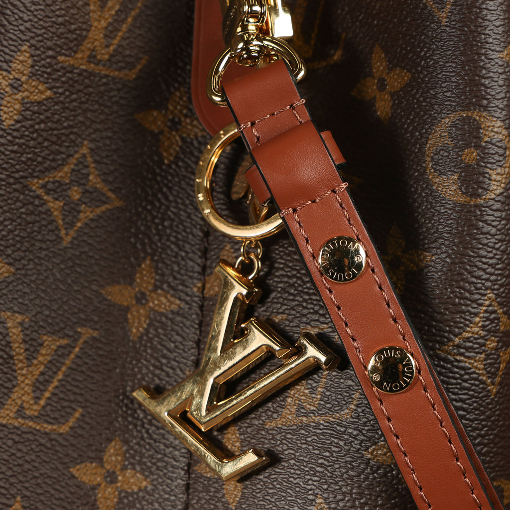 Preowned LOUIS VUITTON NeoNoe MM Monogram Canvas & Leather Brown | Luxe Again Maison