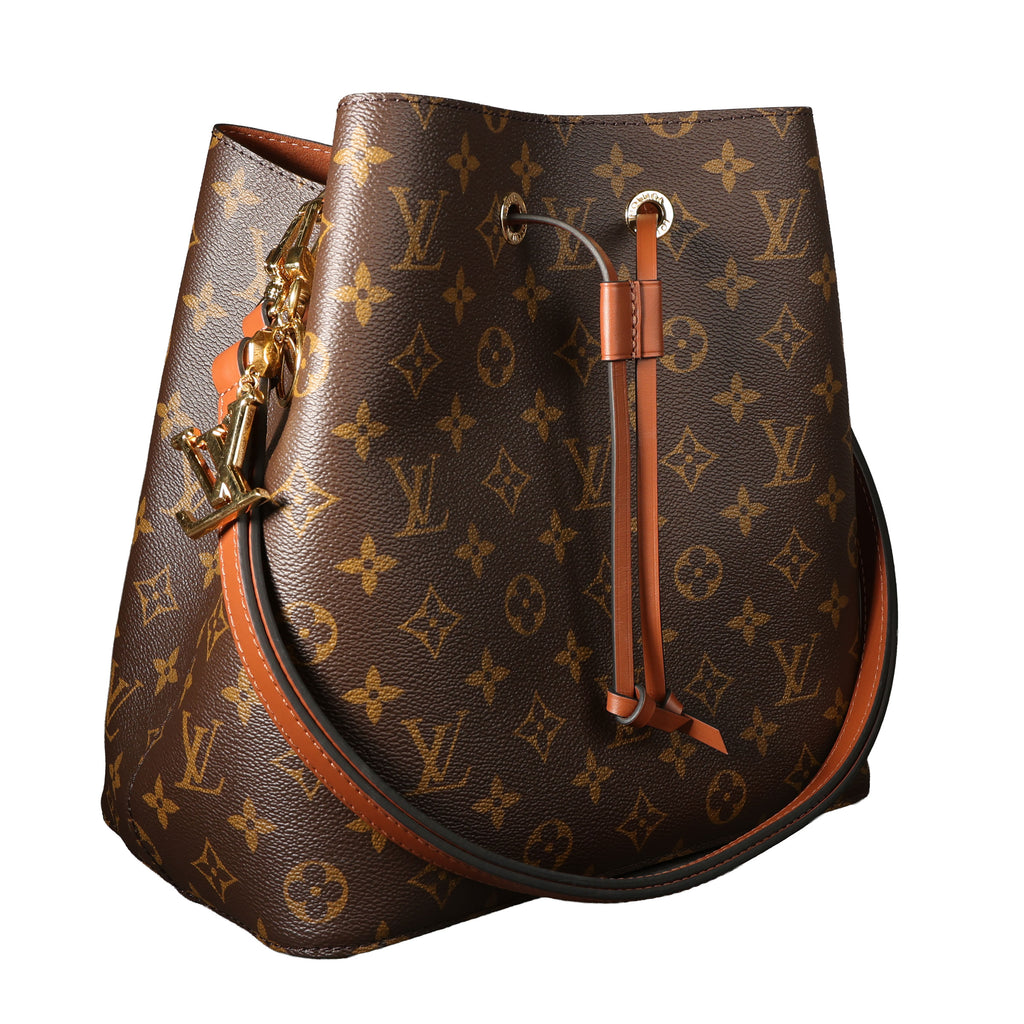 Preowned LOUIS VUITTON NeoNoe MM Monogram Canvas & Leather Brown | Luxe Again Maison