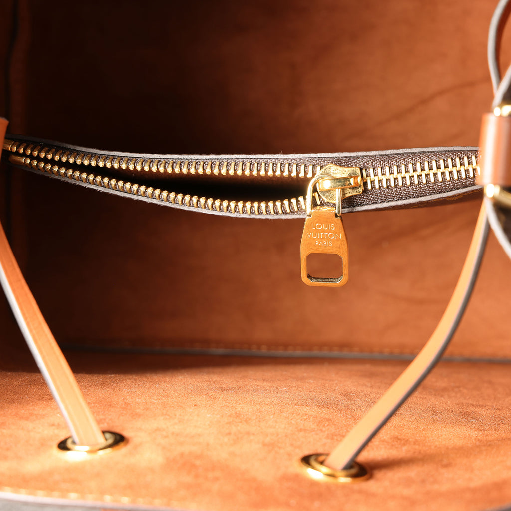 Preowned LOUIS VUITTON NeoNoe MM Monogram Canvas & Leather Brown | Luxe Again Maison