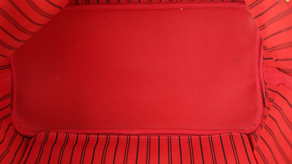 Preowned LOUIS VUITTON Neverfull MM Damier Ebene Canvas x Leather Trim | Luxe Again Maison