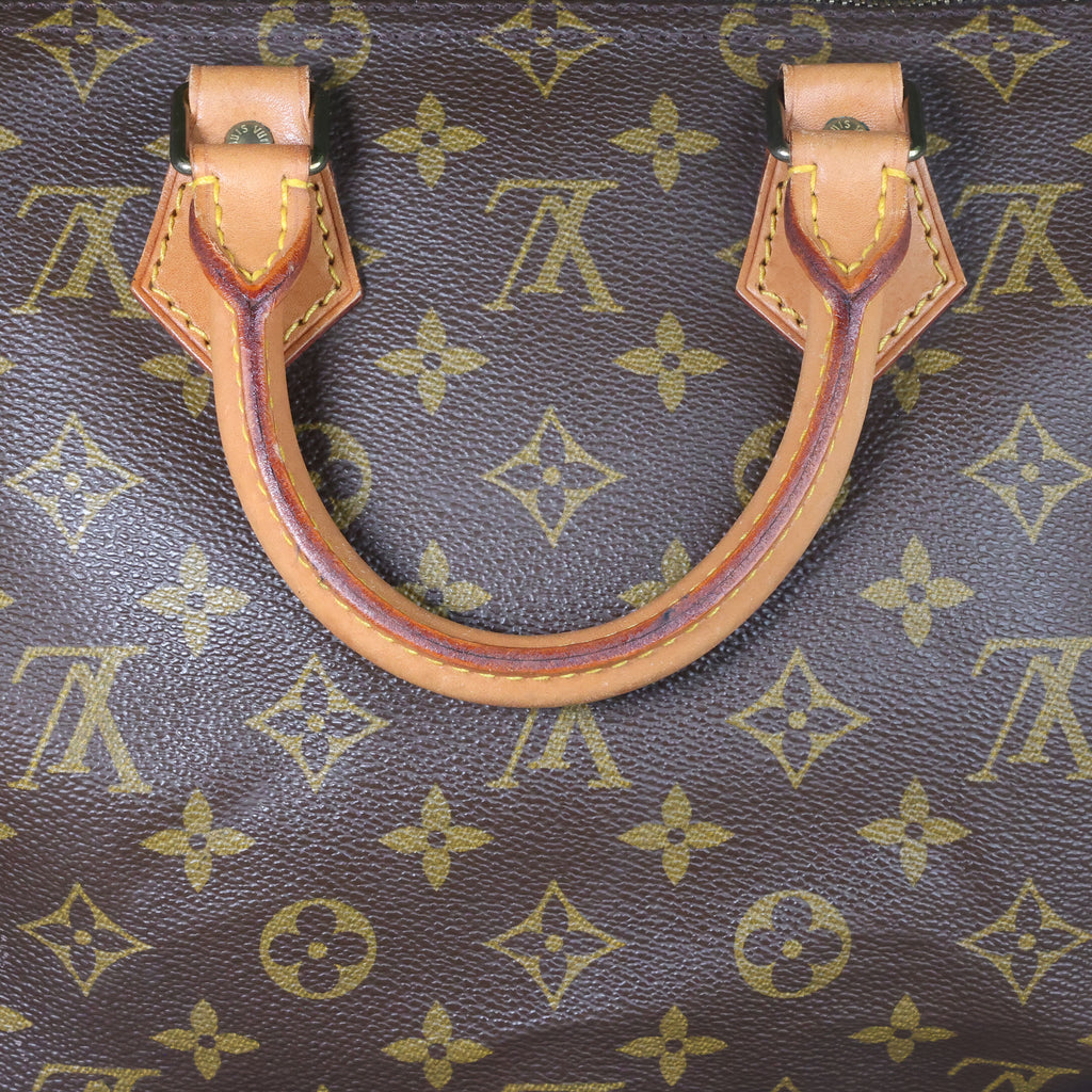 Preowned LOUIS VUITTON Vintage Speedy 25 Monogram Brown M41528 | Luxe Again Maison