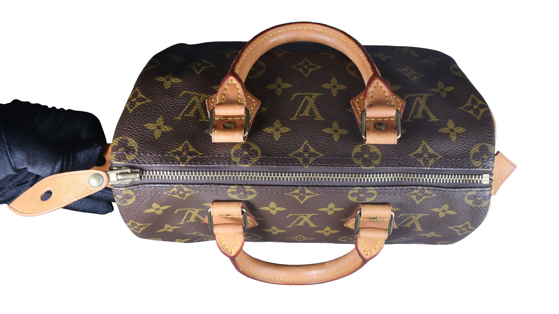 Preowned LOUIS VUITTON Vintage Speedy 25 Monogram Brown M41528 | Luxe Again Maison