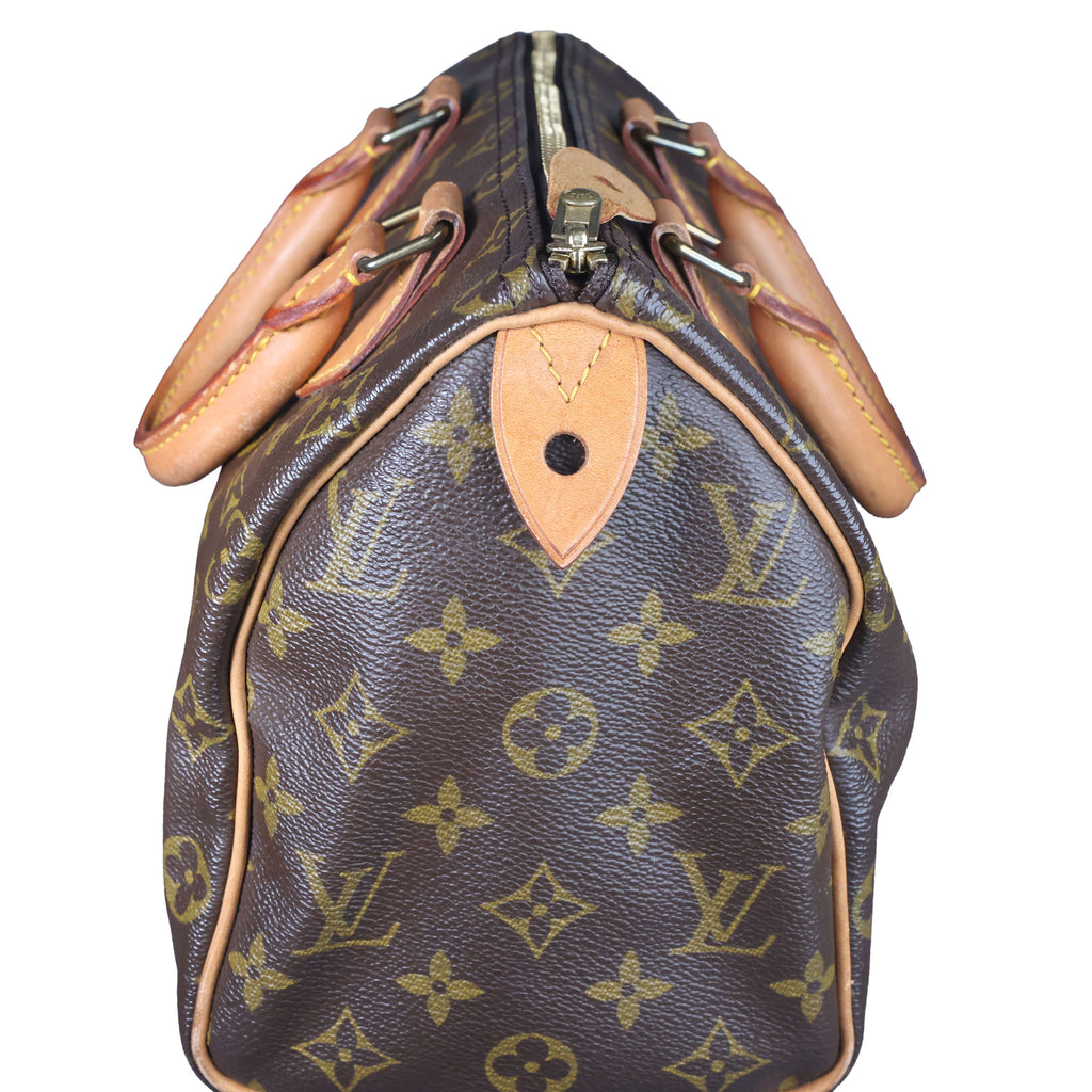 Preowned LOUIS VUITTON Vintage Speedy 25 Monogram Brown M41528 | Luxe Again Maison