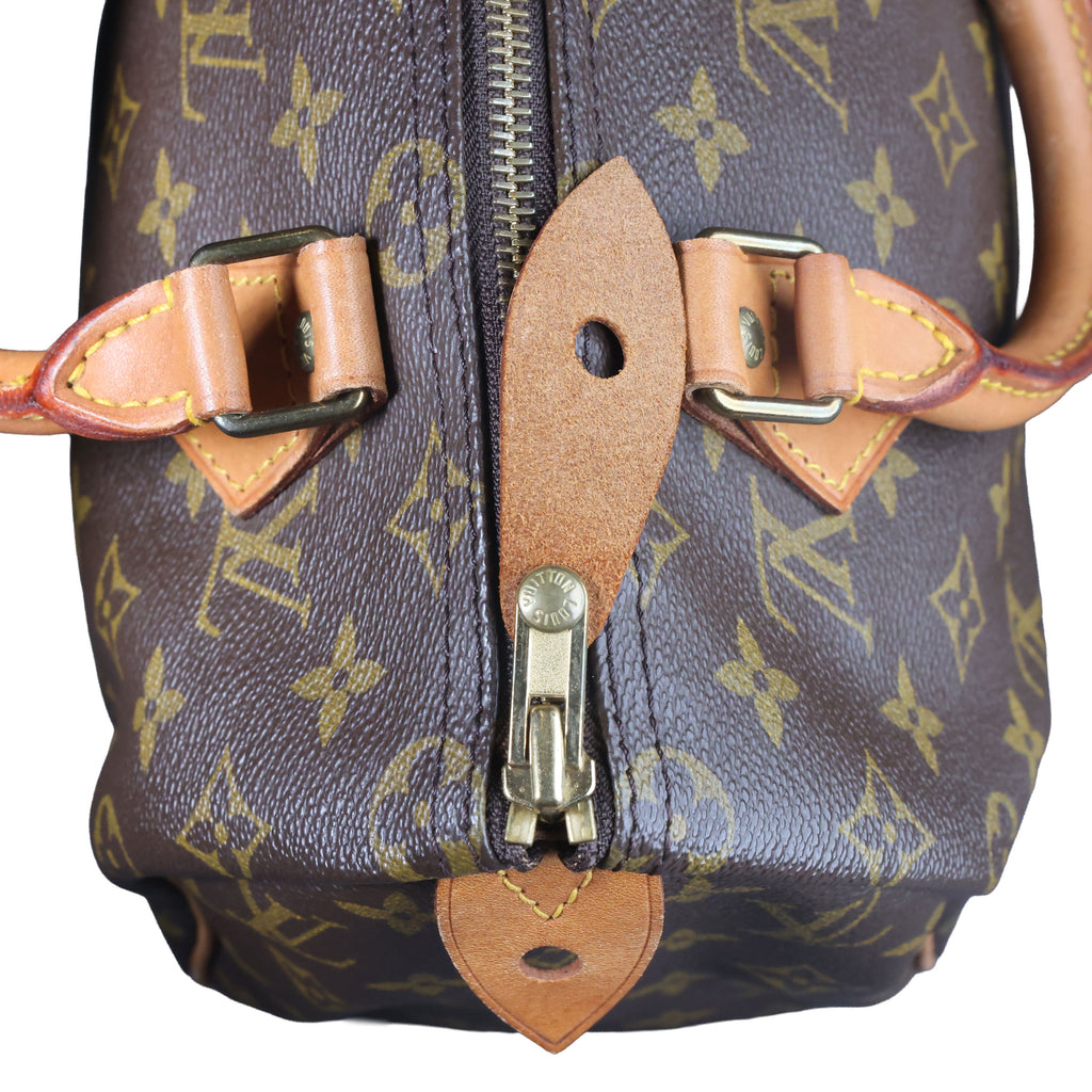 Preowned LOUIS VUITTON Vintage Speedy 25 Monogram Brown M41528 | Luxe Again Maison