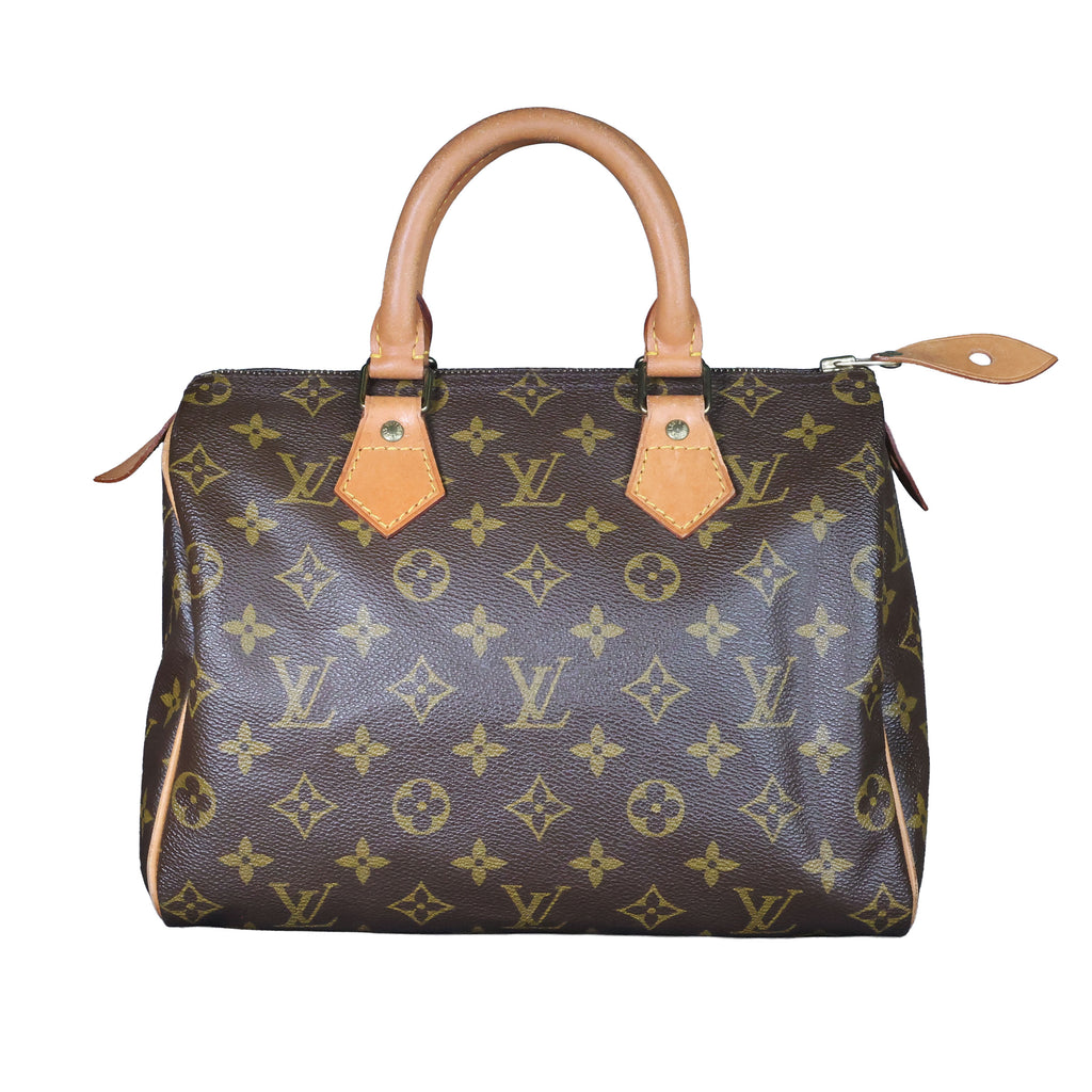 Preowned LOUIS VUITTON Vintage Speedy 25 Monogram Brown M41528 | Luxe Again Maison