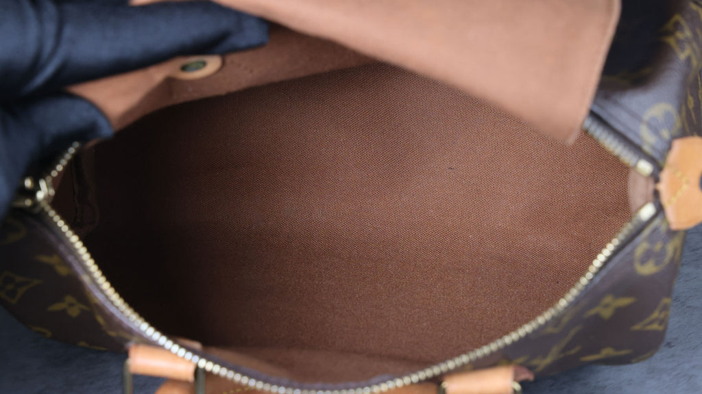 Preowned LOUIS VUITTON Vintage Speedy 25 Monogram Brown M41528 | Luxe Again Maison
