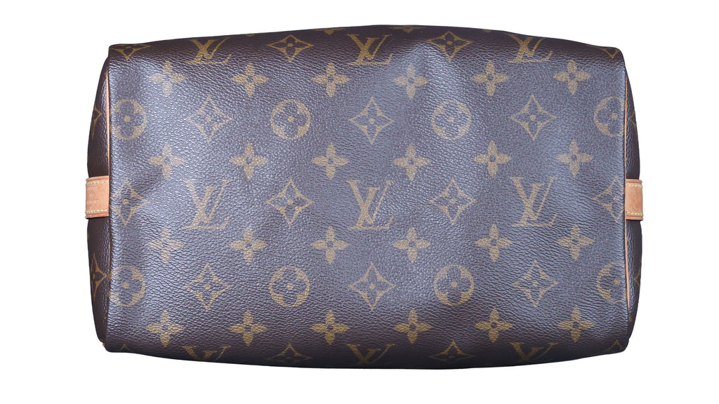 Preowned LOUIS VUITTON Vintage Speedy Bandouliere 25 Monogram Brown | Luxe Again Maison